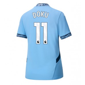 Billiga Manchester City Jeremy Doku #11 Hemmatröja Dam 2024-25 Kortärmad